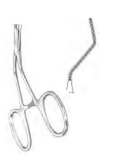 DE BAKEY-CASTANEDA TİTANYUM MİKRO VASKULER KLEMP  (C) 12 CM